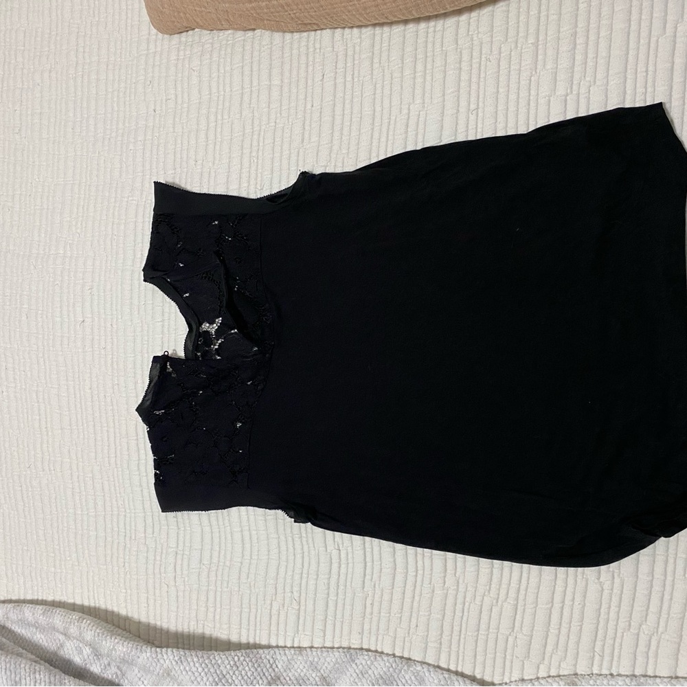 LOFT Black Sleeveless Blouse